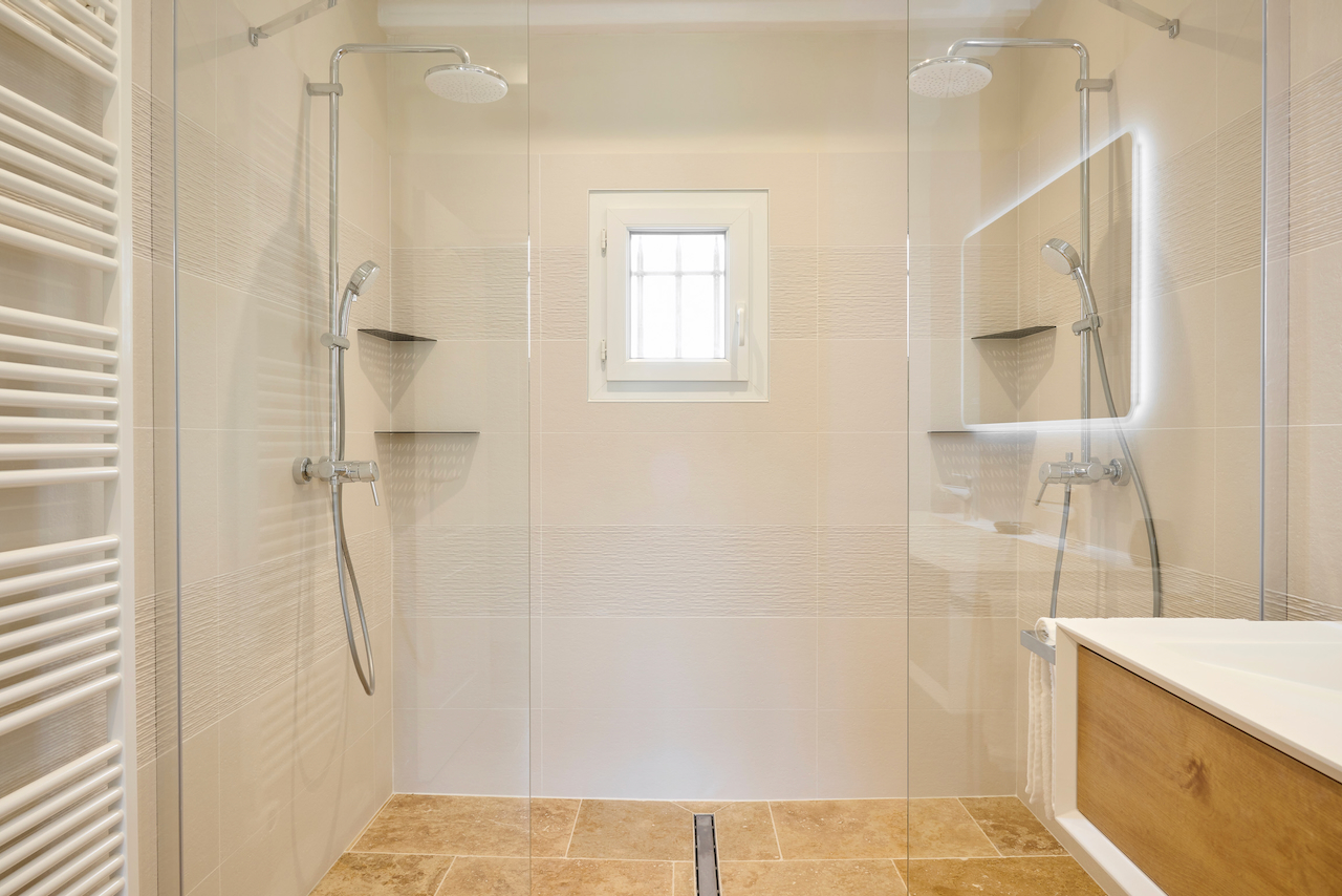 Douche à l'italienne